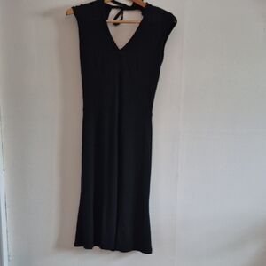 Chic Black Midi Dress